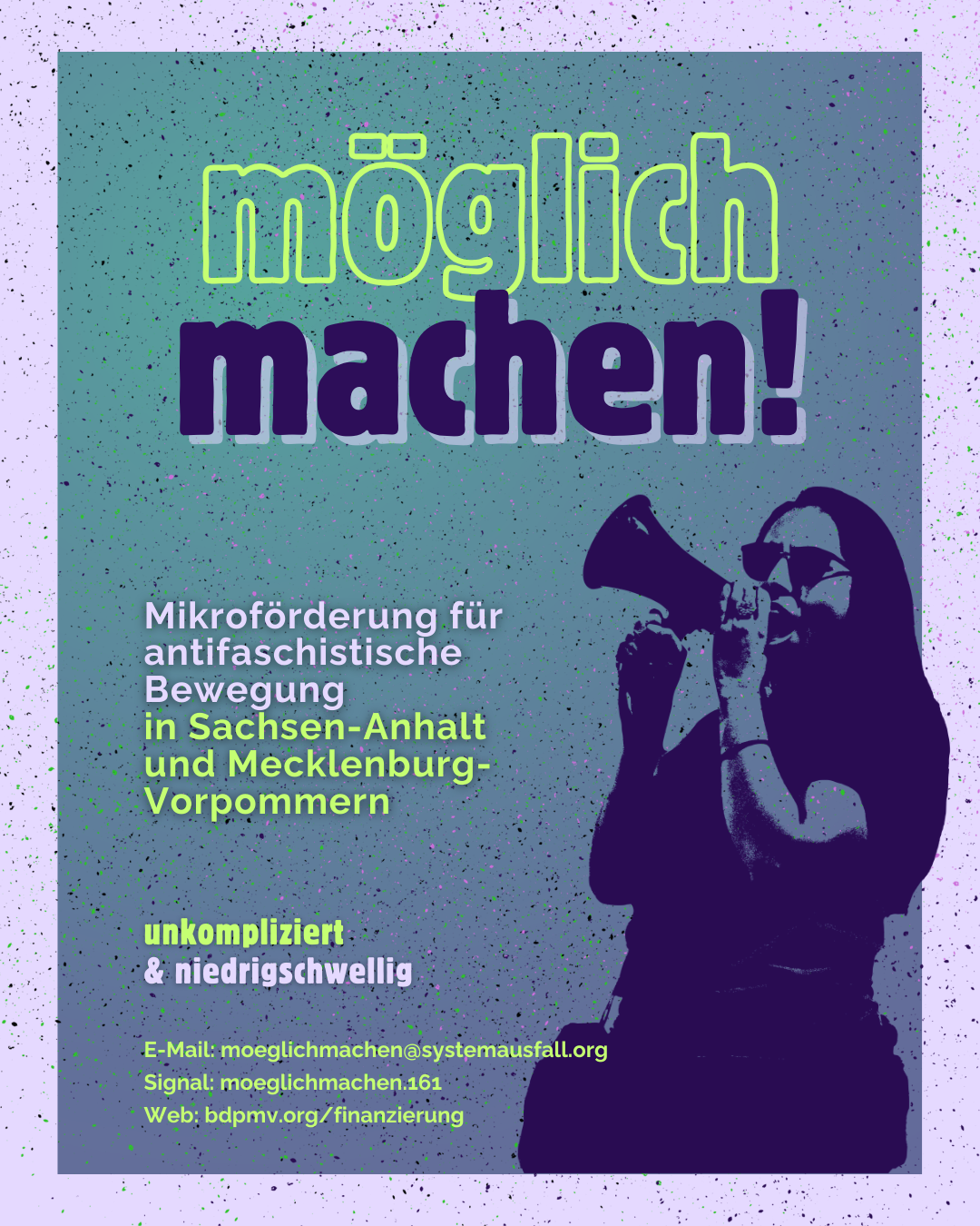 Mikroförderung: Möglich machen!