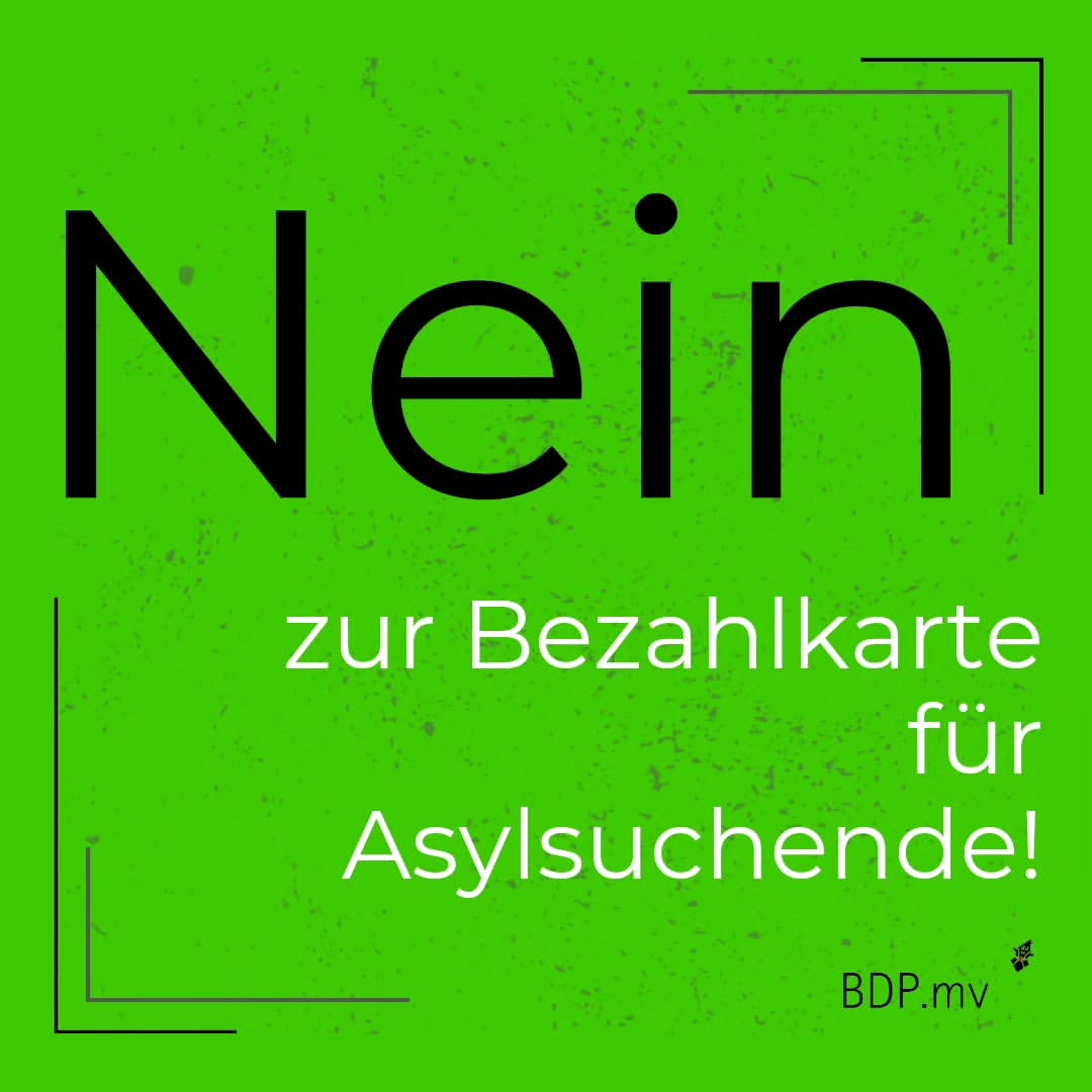 Bezahlkarte für Asylsuchende stoppen!